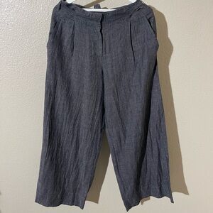 Poetry Gray Wide-Leg Pants